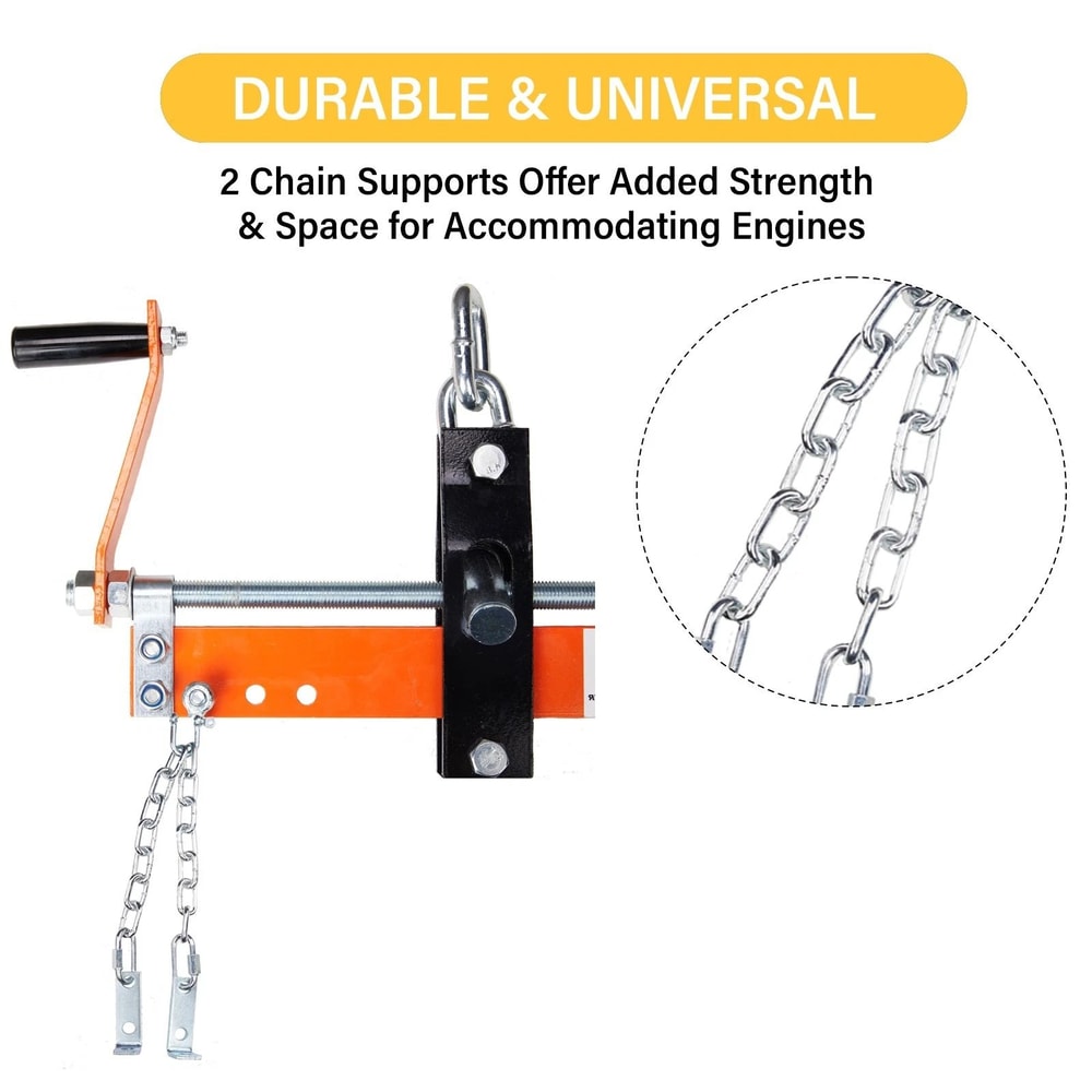 Heavy Duty Engine Hoist Load Leveler Shop Crane For Easy Lifting 5