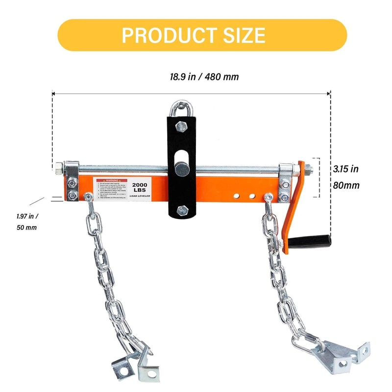 Heavy Duty Engine Hoist Load Leveler Shop Crane For Easy Lifting 1