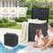 Outdoor Deck Storage Box With Lockable Lid Durable Weatherproof Garden Tool Organizer 4