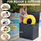 Outdoor Deck Storage Box With Lockable Lid Durable Weatherproof Garden Tool Organizer 5