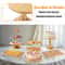 Gold Cake Stand Tower Set Elegant Serving Platters For Weddings Durable Metal 3