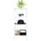 Iron Wall Ladder Shelf Sturdy Bookshelf Storage Unit For Home Office And Living Room 3