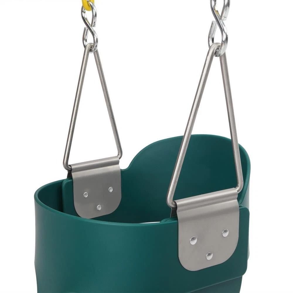 Full Bucket Toddler Swing Seat With Chain For Outdoor Play 1