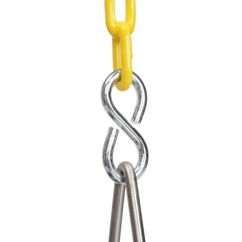 Full Bucket Toddler Swing Seat With Chain For Outdoor Play 2