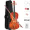 Natural Maple Violin Set With Case Bow Strings Ideal For Beginners 7