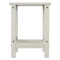 Garden Patio Deck Side Corner Table White Adirondack Chair Accent For Outdoor Spaces 2