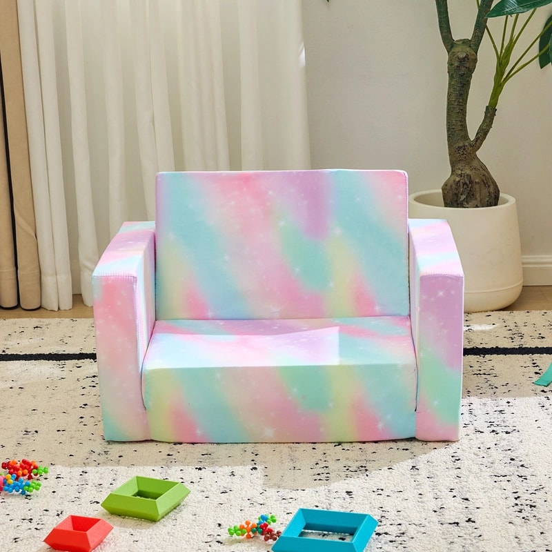 Convertible Kids Sofa Chair Toddler Lounger Bed 2