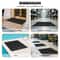 Rubber Mat With Drainage Holes NonSlip AntiFatigue Square Mat For Kitchens Garages And More 2
