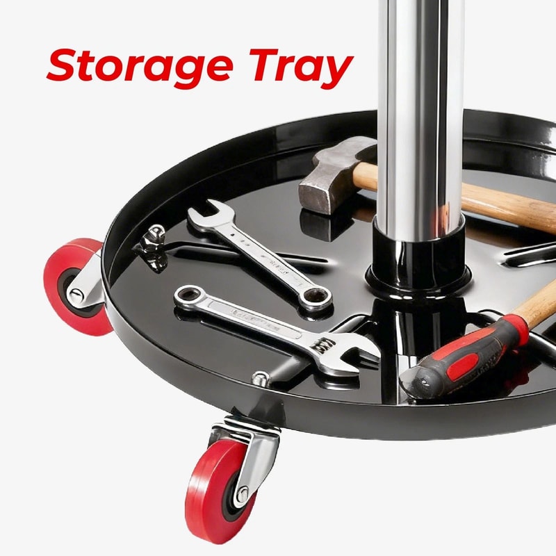 Heavy Duty Mechanic Stool Adjustable Rolling Creeper GarageShop Seat 3