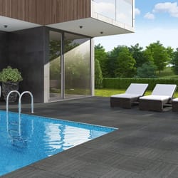 plastic patio deck tiles - interlocking outdoor flooring for patio, garden & pool areas