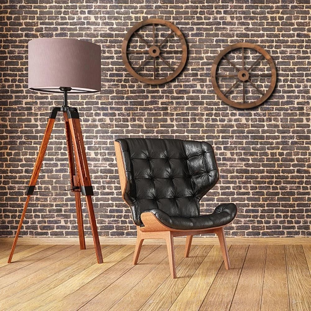 Rustic Wooden Wheel Wall Decor Vintage Garden And Yard Decoration 0