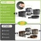 Camping Cookware Set Ultimate Outdoor Mess Kit For Picnics And Hiking 3