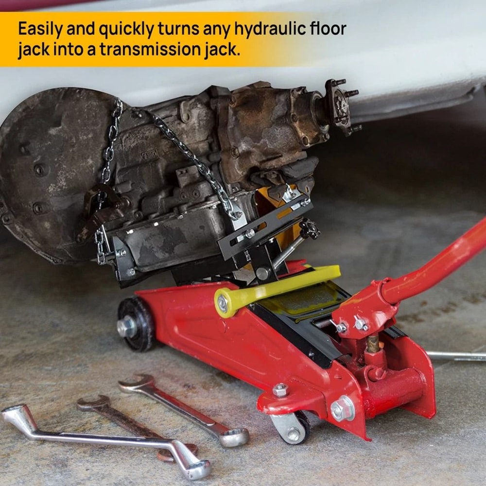 HeavyDuty Transmission Hydraulic Floor Jack Adapter Universal Fit For Professional DIY Use 5