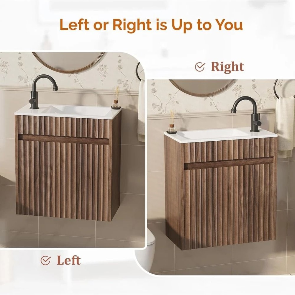 HighFired Fireclay Ceramic Vanity Top Sink Rectangular White Single Hole Basin 1