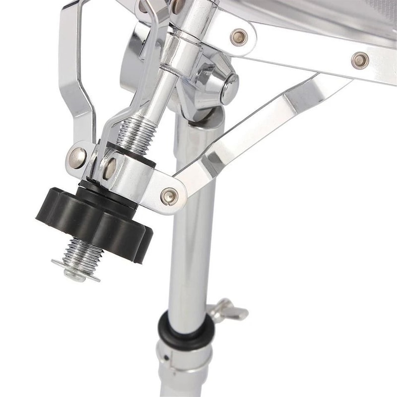 Heavy Duty Chrome Snare Drum Stand Adjustable Percussion Hardware 11