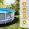 Round Above Ground Pool Liner Pad Protector For Durable Swimming Pool Floor Protection 3