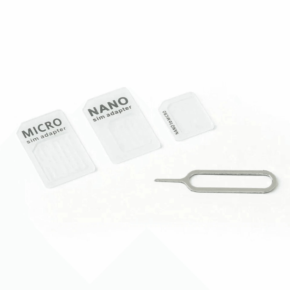 Universal Nano To Micro And Standard SIM Adapter Converter Set SIM Card Adapter Kit 0