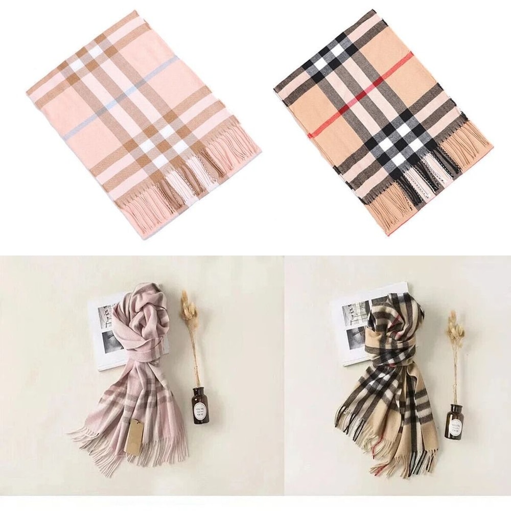 Scottish Made Cashmere Plaid Scarf Soft Warm Stylish Winter Accessory For Men Women 2