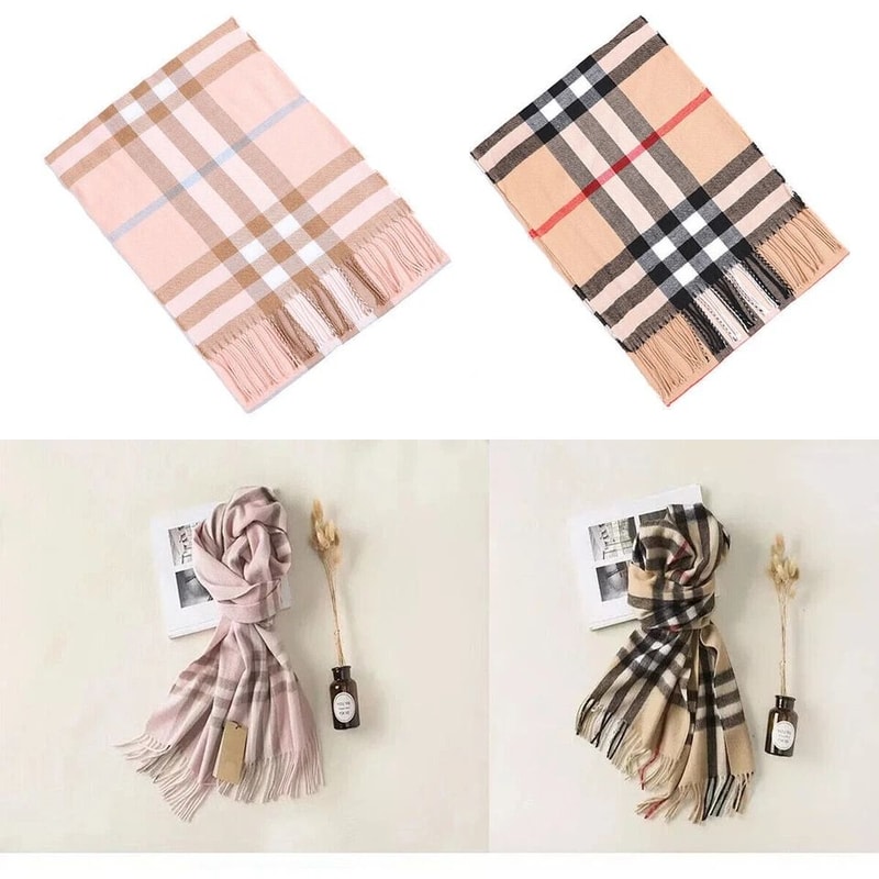 Scottish Made Cashmere Plaid Scarf Soft Warm Stylish Winter Accessory For Men Women 2