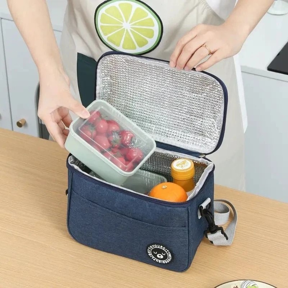 Insulated Lunch Bag Leakproof Lunch Box For Work School And Outdoor Use Ideal For Men Women And Ki