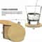 Absorbent Cork With Metal Holder For Coffee Tea And Drinks 2