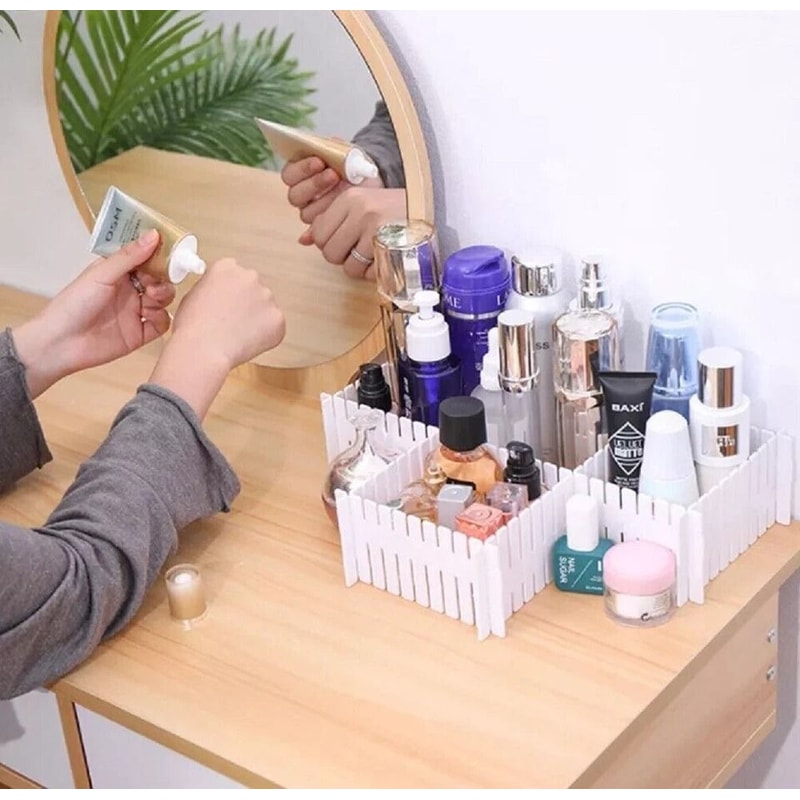 Adjustable Drawer Dividers For DIY Storage Customizable Organizers For Kitchen Office Home 0