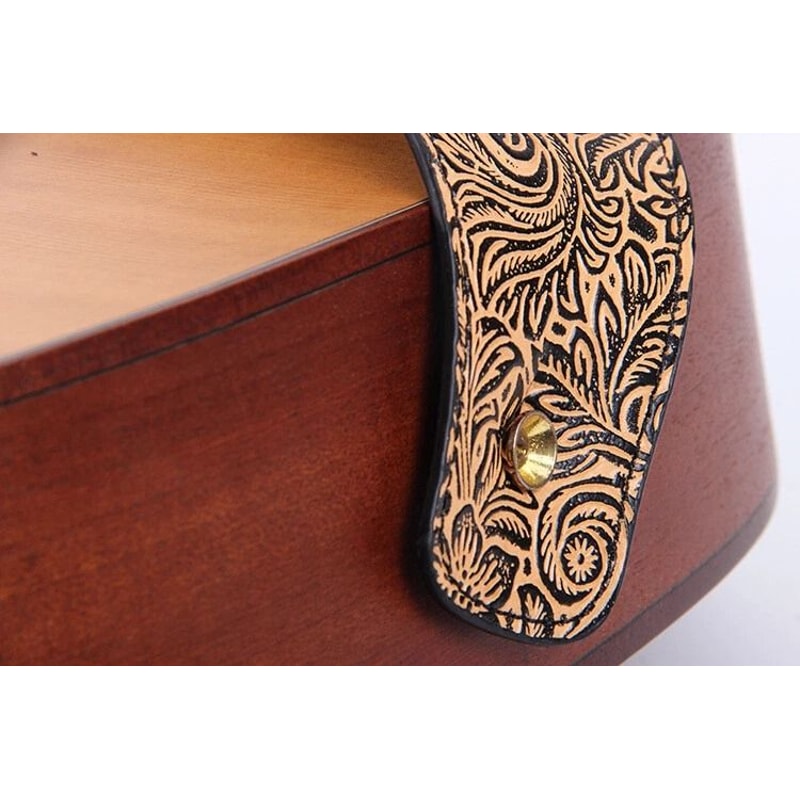 Snake Skin Pattern PU Leather Guitar Strap Adjustable For Electric Bass Guitars Comfortable Styl 5