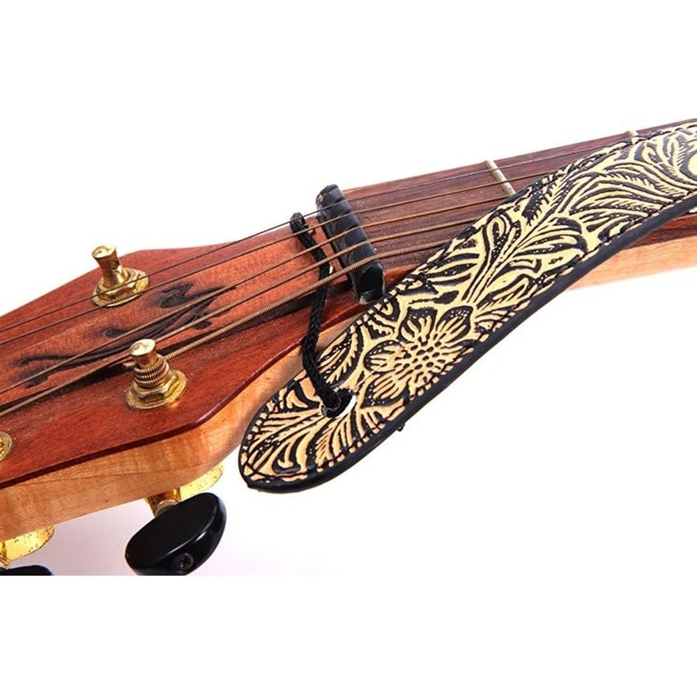 Snake Skin Pattern PU Leather Guitar Strap Adjustable For Electric Bass Guitars Comfortable Styl 4