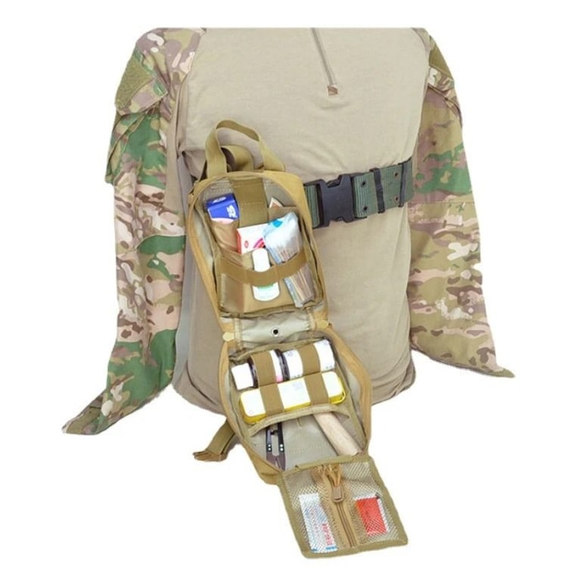 Tactical First Aid Pouch Kit Survival Medical Bag For Emergency Use Military Utility Medical Pouch 5