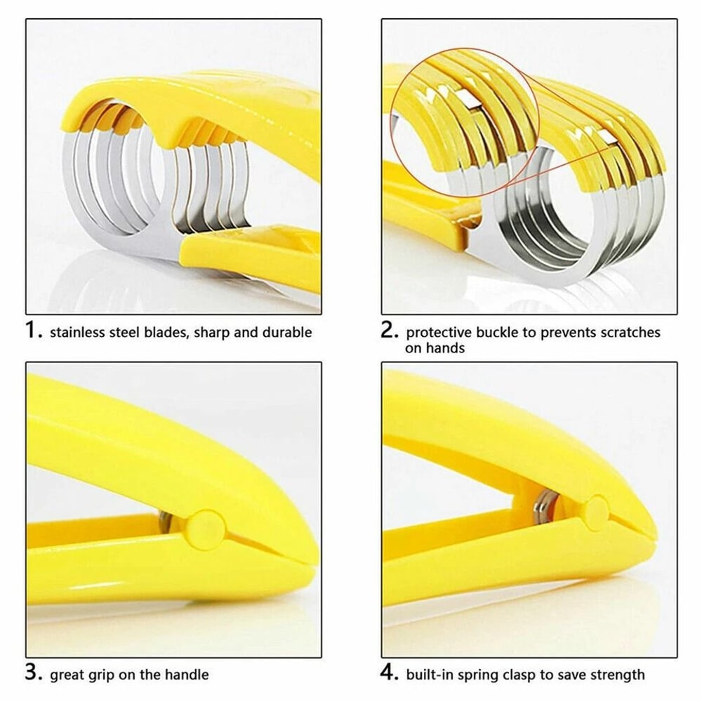 Banana Slicer Vegetable Cutter Versatile Fruit Knife For Quick Slicing Of Bananas Cucumber More 2