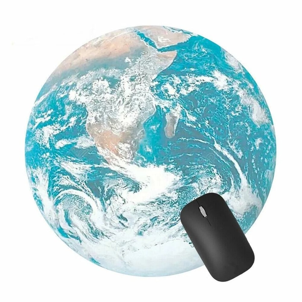 SpaceThemed Gaming Mouse Pad NonSlip Circle Design For Ultimate Precision And Comfort 1