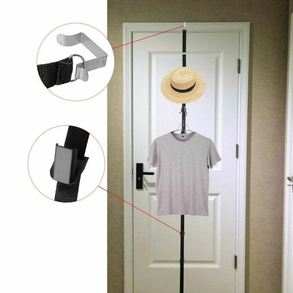 Cap Rack Closet Hanger OvertheDoor Baseball Hat Storage Organizer For Easy Hat Display And Organiz 1