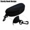 Portable Eyeglasses Sunglasses Case With Zipper And Belt Clip Durable Hard Case For Protection 9
