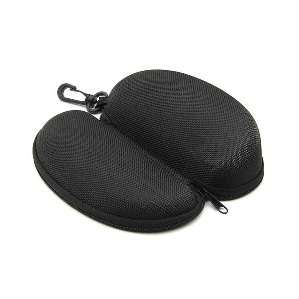 Portable Eyeglasses Sunglasses Case With Zipper And Belt Clip Durable Hard Case For Protection 2