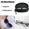 Portable Eyeglasses Sunglasses Case With Zipper And Belt Clip Durable Hard Case For Protection 8