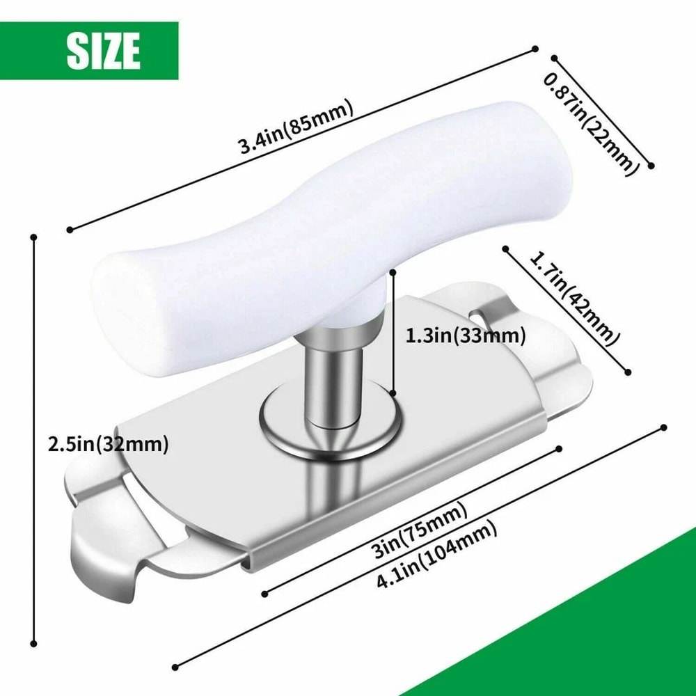 Adjustable Stainless Steel Can Opener Jar Lid Remover Tool Twist Off Grip For Easy Opening 3