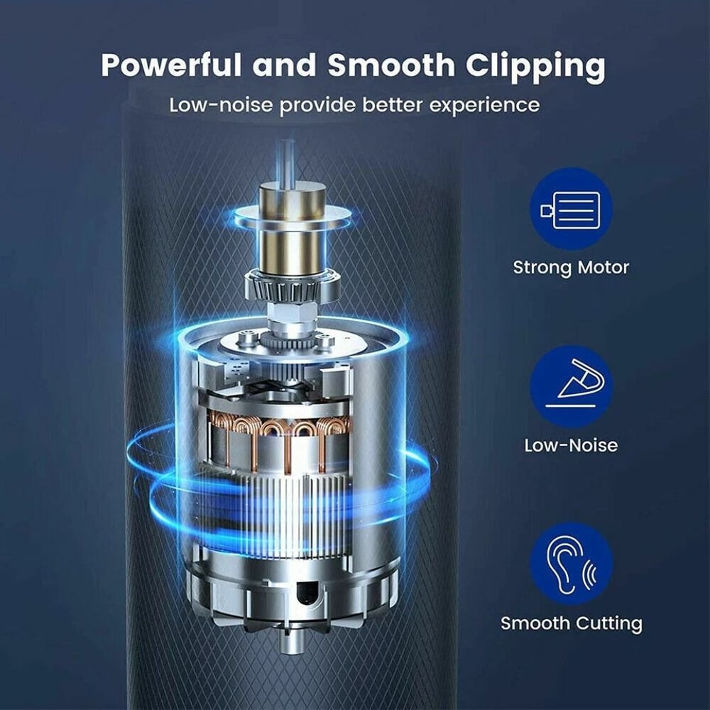 Professional USB Rechargeable Cordless Trimmer Hair Clippers Kit 10