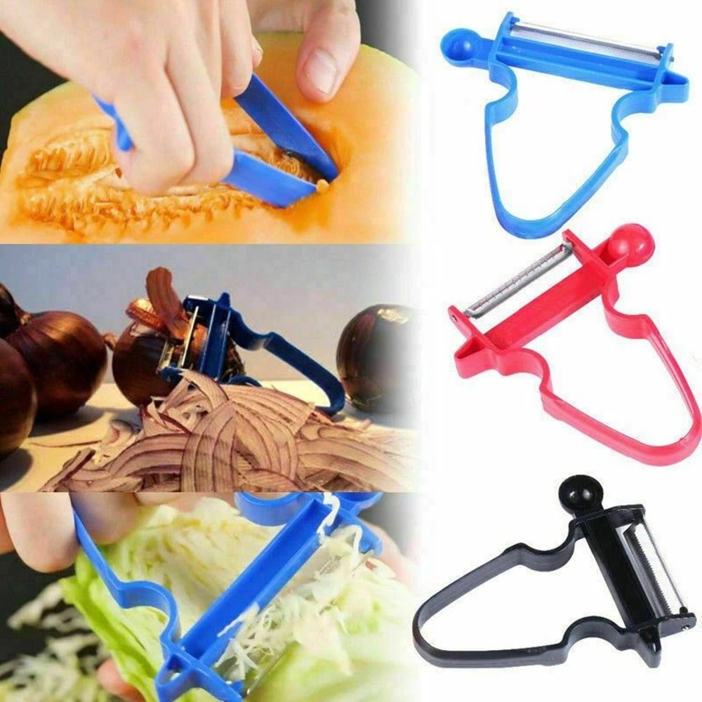 Magic Trio Peeler Set MultiFunction Vegetable Fruit Peeler With Julienne Tool 2