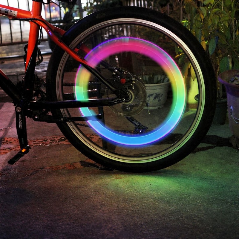 LED Valve Stem Lights For Cars Motorcycles And Bicycles Universal Tire Valve Cap Accessories 0