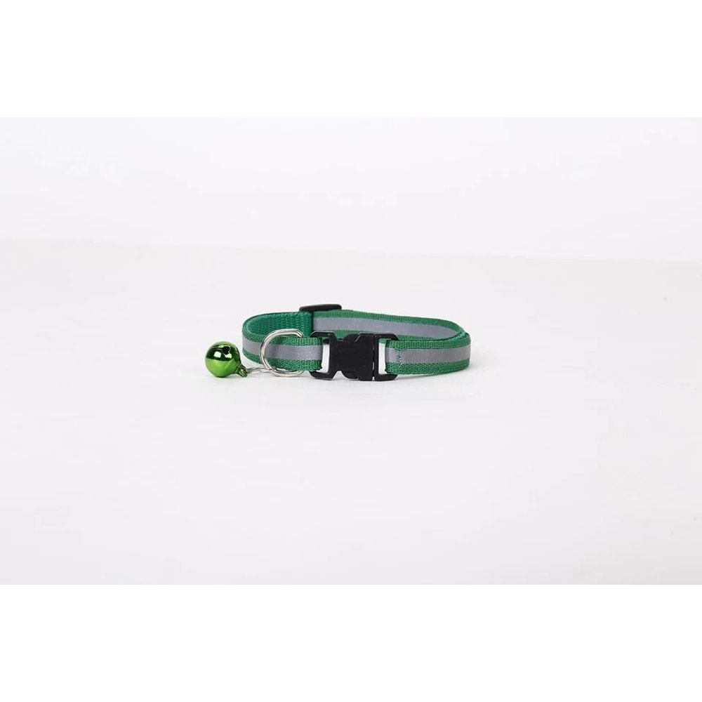Reflective Breakaway Cat Safety Collar With Bell Adjustable Secure For Kittens Cats 6