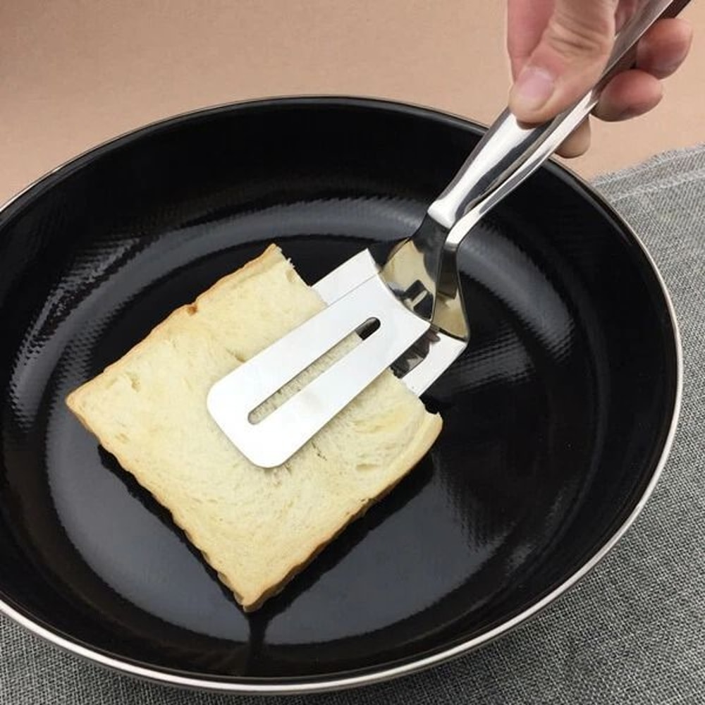 Stainless Steel Tongs For Steak BBQ Bread Meat MultiFunctional Kitchen Clip Tool For Cooking Gril 5