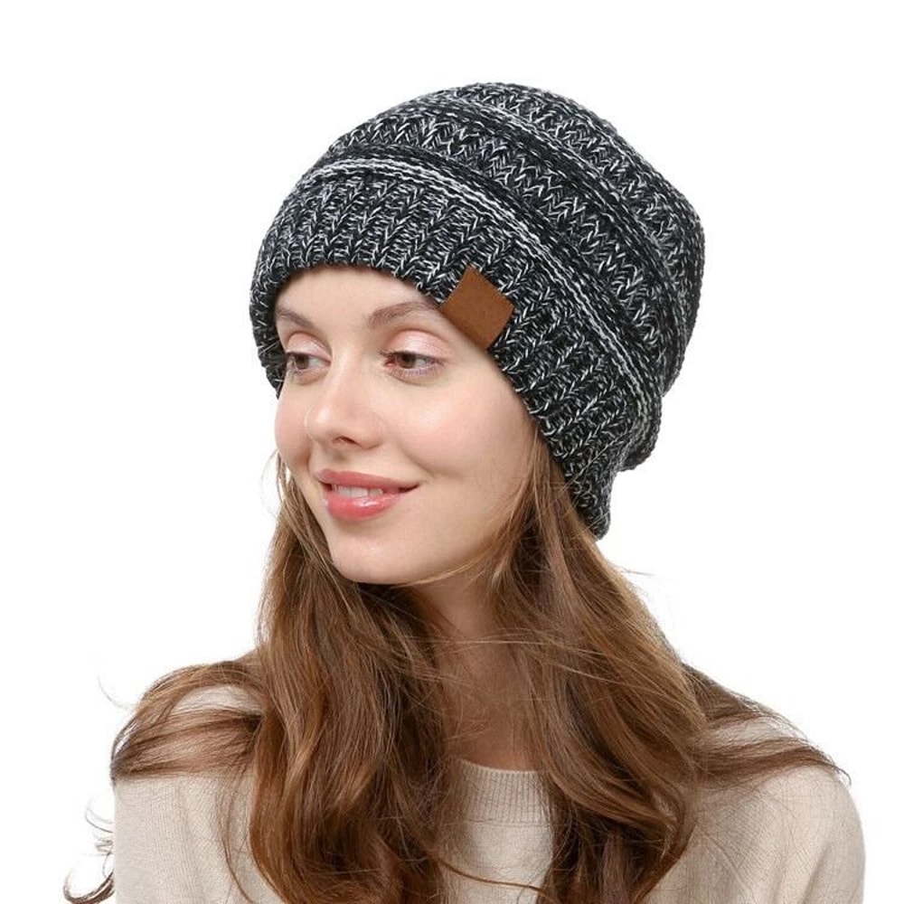 Slouchy Winter Beanie Hat Oversized Knit Ski Cap For Men Women Warm Soft And Stylish 1