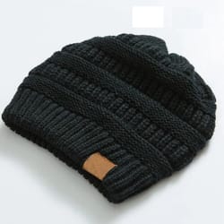 slouchy winter beanie hat – oversized knit ski cap for men & women – warm, soft, and stylish