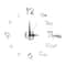 Large Mirror Wall Clock DIY Stickers For Office And Home Modern Decorative Timepiece 9