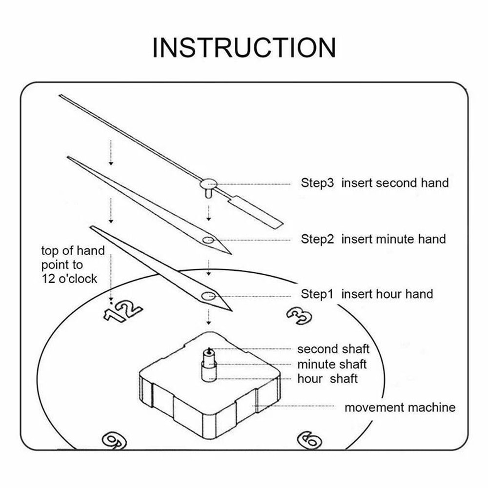 Large Mirror Wall Clock DIY Stickers For Office And Home Modern Decorative Timepiece 2
