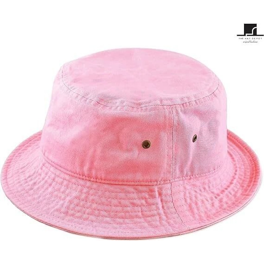 Pink Fisherman Bucket Hat Lightweight Breathable Summer Cap For Outdoor Fun 2