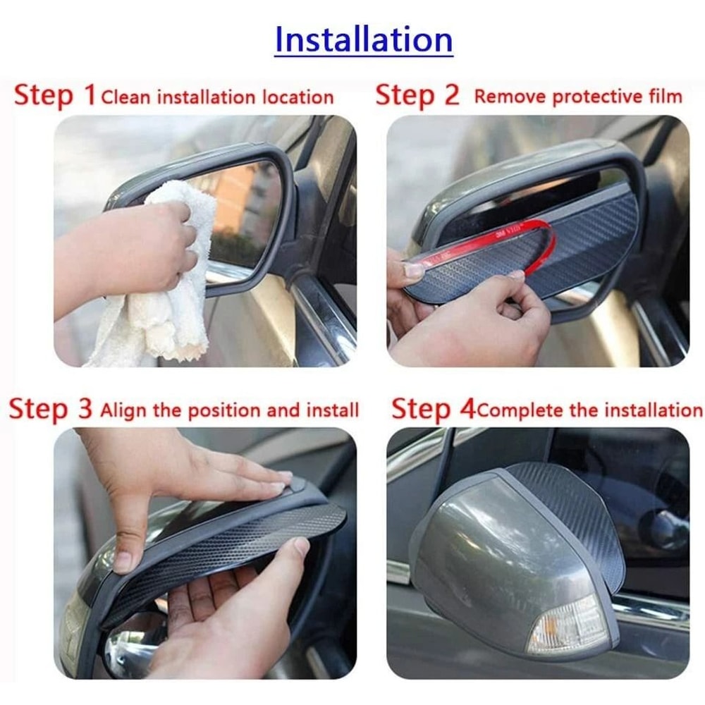 Blind Spot Mirror For Auto Wide Angle Convex Rear Side View 5