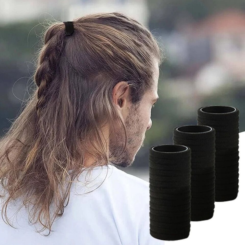 Think Hair Ties Small Seamless Hair Bands Elastic Ponytail Holders 2