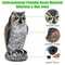 Owl Decoy Statue Bird Scarecrow For Garden And Yard Pigeon Repellent 3