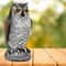 Owl Decoy Statue Bird Scarecrow For Garden And Yard Pigeon Repellent 0